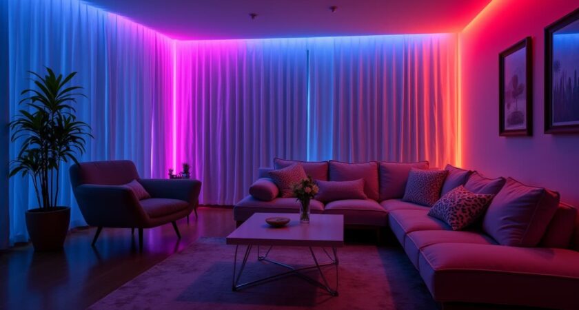 Идеи за магическо осветление: Как да създадете атмосфера с led ленти